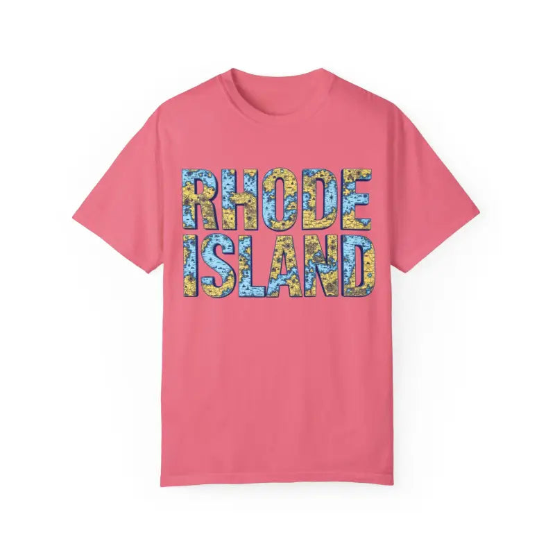 Ocean State Styles Rhode Island Garment Dyed Tee Coastal