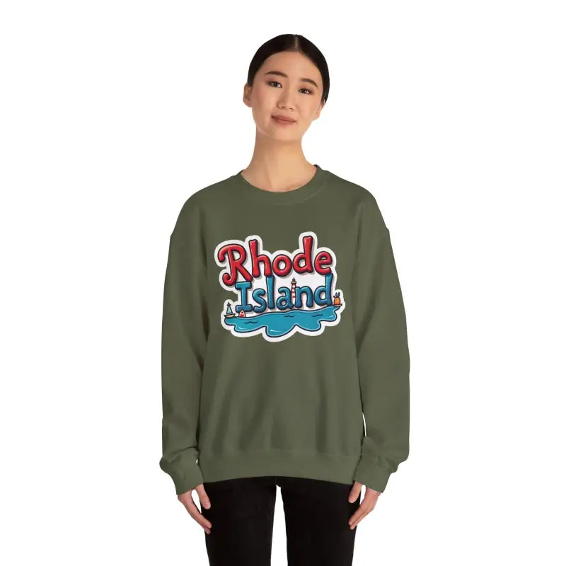 Ocean State Styles Sweatshirt Rhode Island Graphic Comfort