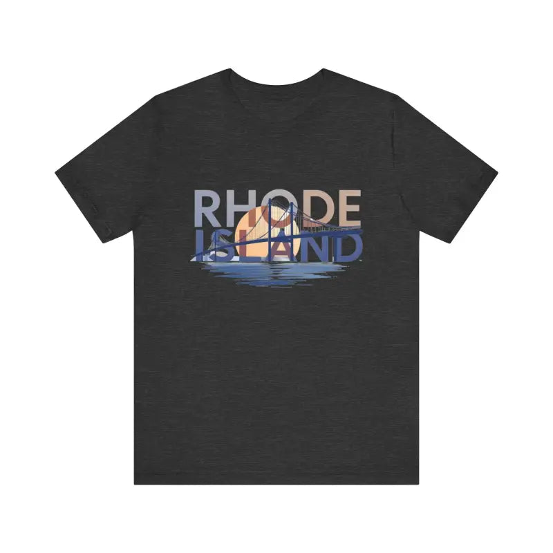 Ocean State Styles Rhode Island Graphic Jersey Tee Casual