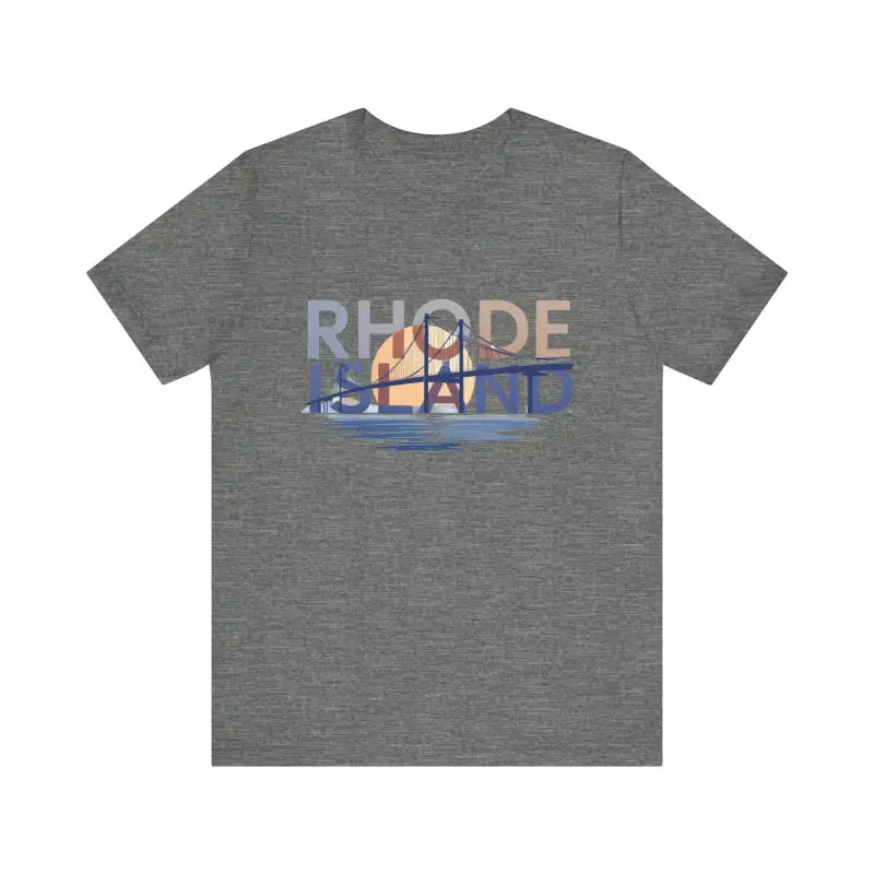 Ocean State Styles Rhode Island Graphic Jersey Tee Casual