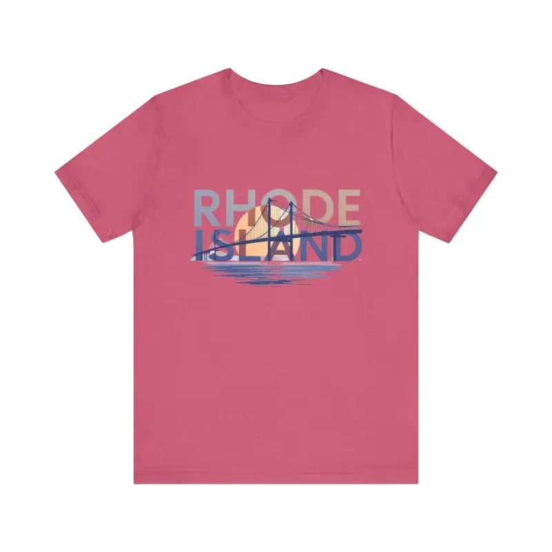 Ocean State Styles Rhode Island Graphic Jersey Tee Casual