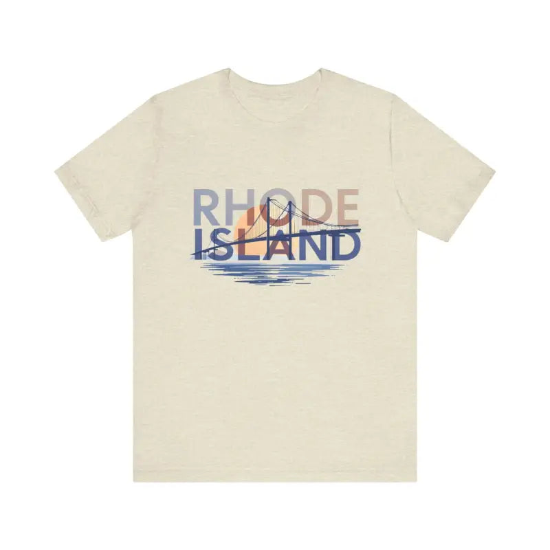 Ocean State Styles Rhode Island Graphic Jersey Tee Casual