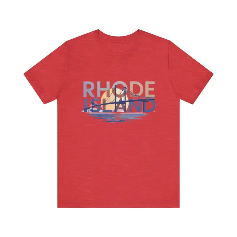 Ocean State Styles Rhode Island Graphic Jersey Tee Casual