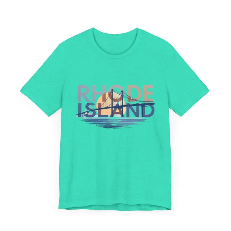 Ocean State Styles Rhode Island Graphic Jersey Tee Casual