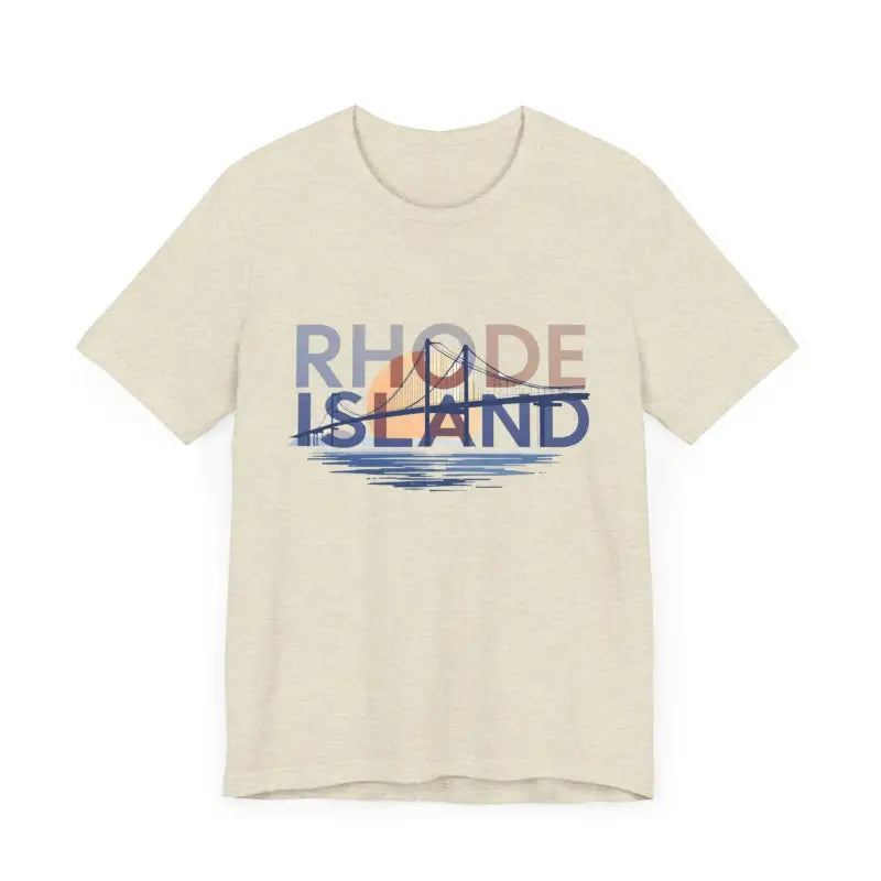 Ocean State Styles Rhode Island Graphic Jersey Tee Casual