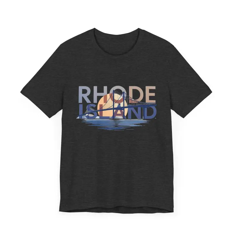 Ocean State Styles Rhode Island Graphic Jersey Tee Casual