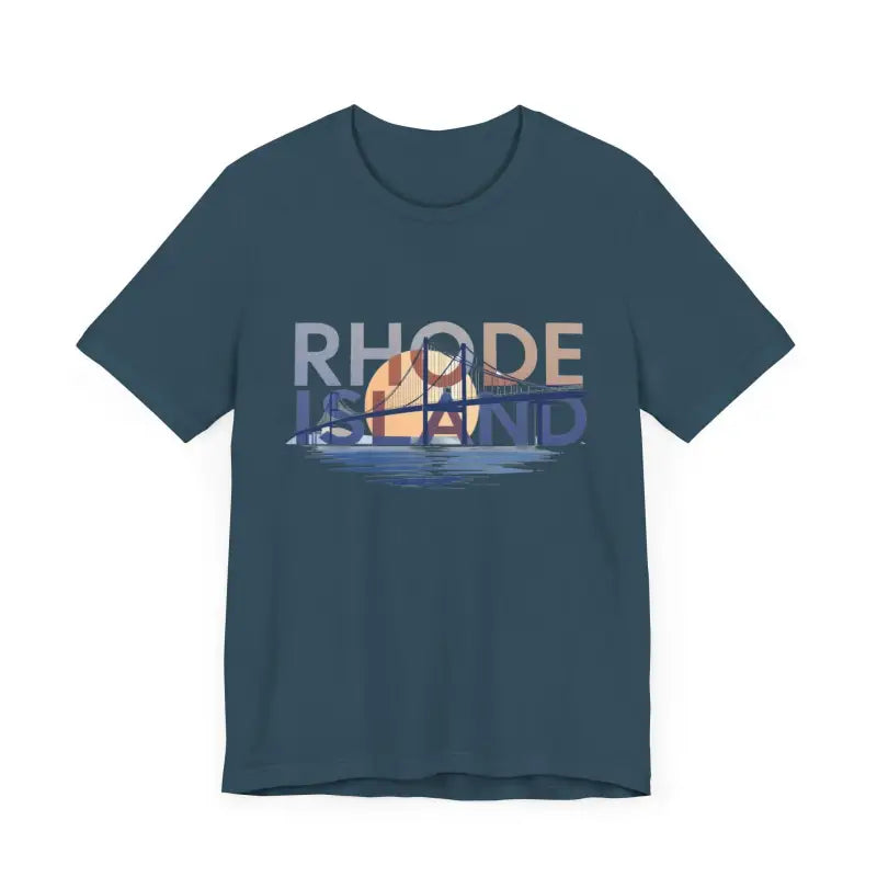 Ocean State Styles Rhode Island Graphic Jersey Tee Casual