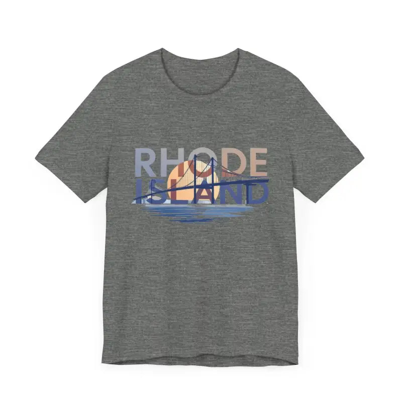 Ocean State Styles Rhode Island Graphic Jersey Tee Casual