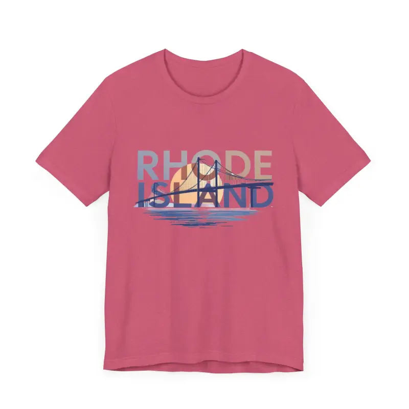 Ocean State Styles Rhode Island Graphic Jersey Tee Casual