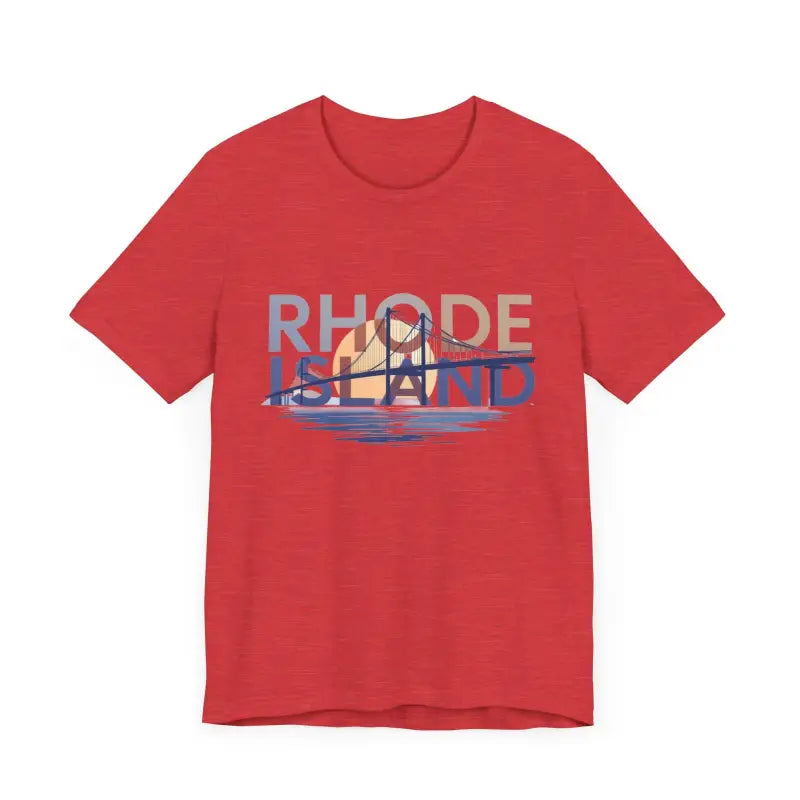 Ocean State Styles Rhode Island Graphic Jersey Tee Casual