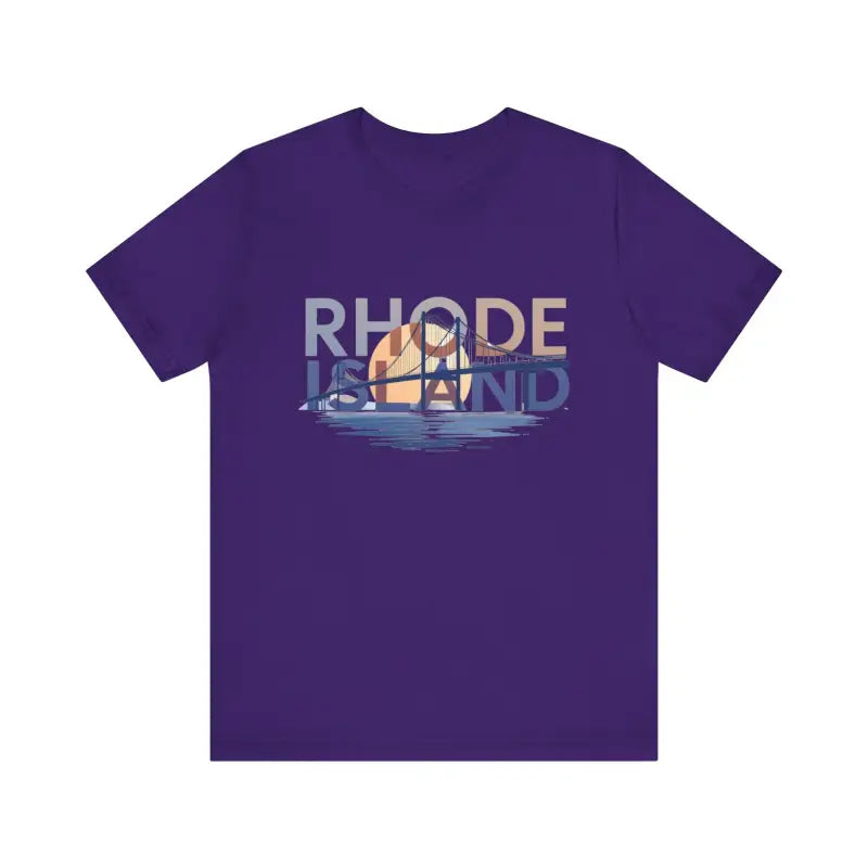 Ocean State Styles Rhode Island Graphic Jersey Tee Casual