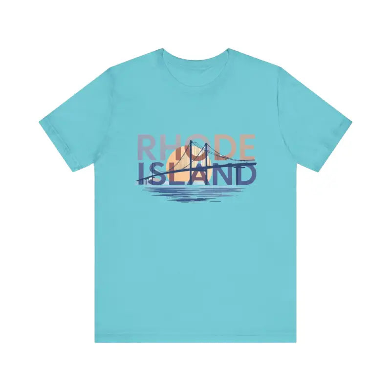 Ocean State Styles Rhode Island Graphic Jersey Tee Casual
