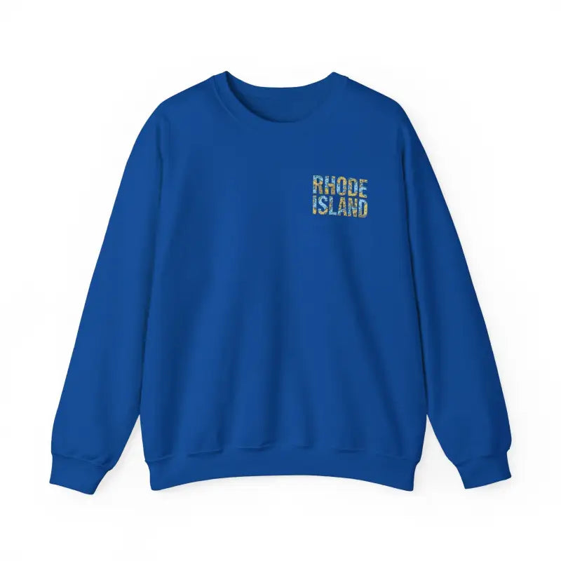 Ocean State Styles Sweatshirt Rhode Island Nautical Map