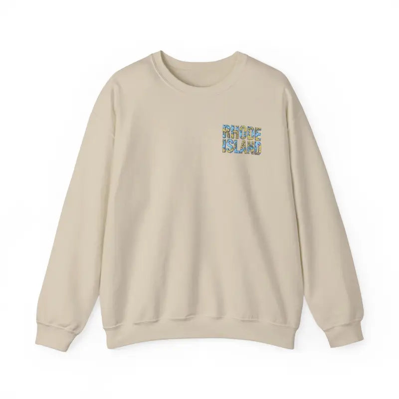 Ocean State Styles Sweatshirt Rhode Island Nautical Map
