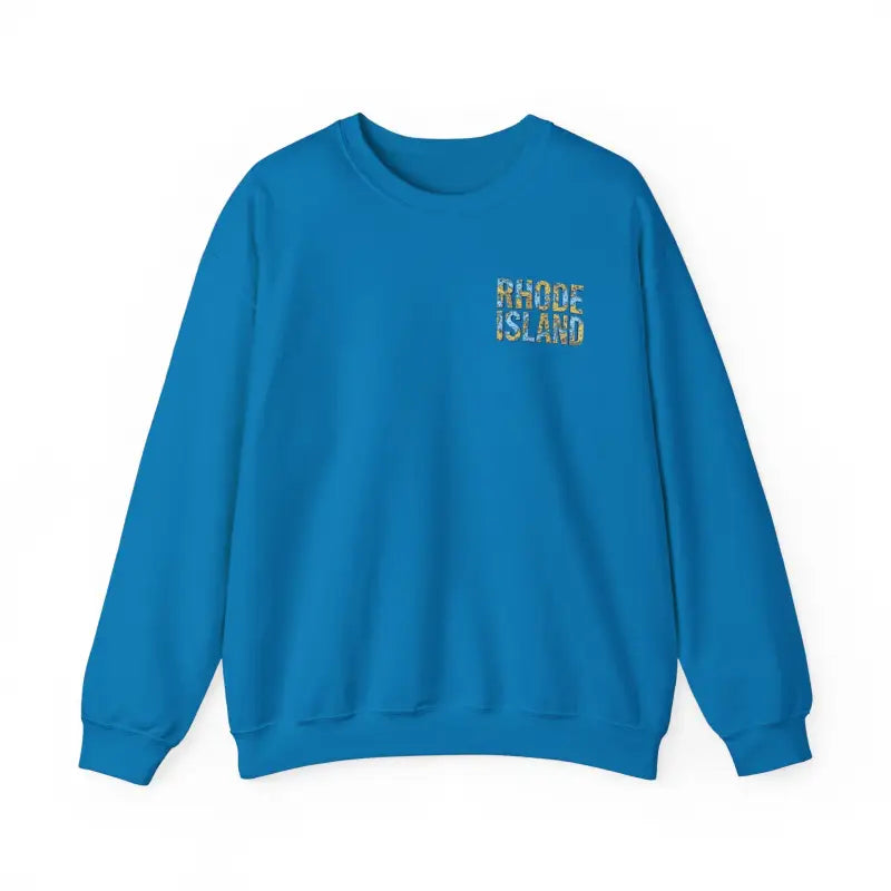 Ocean State Styles Sweatshirt Rhode Island Nautical Map