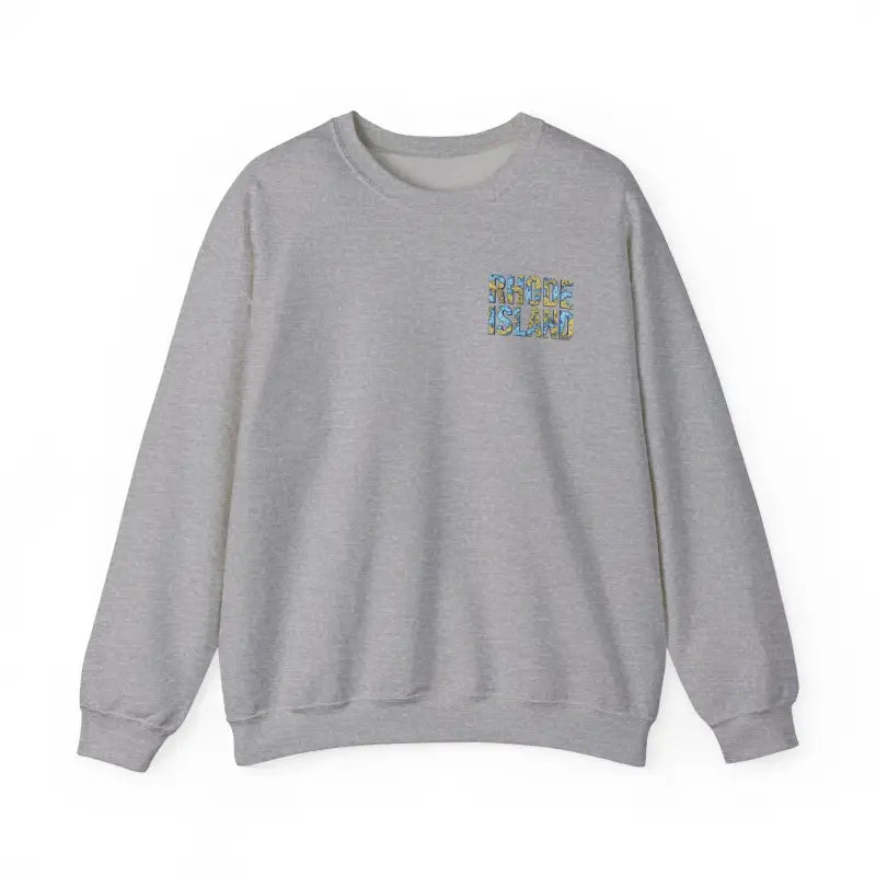 Ocean State Styles Sweatshirt Rhode Island Nautical Map