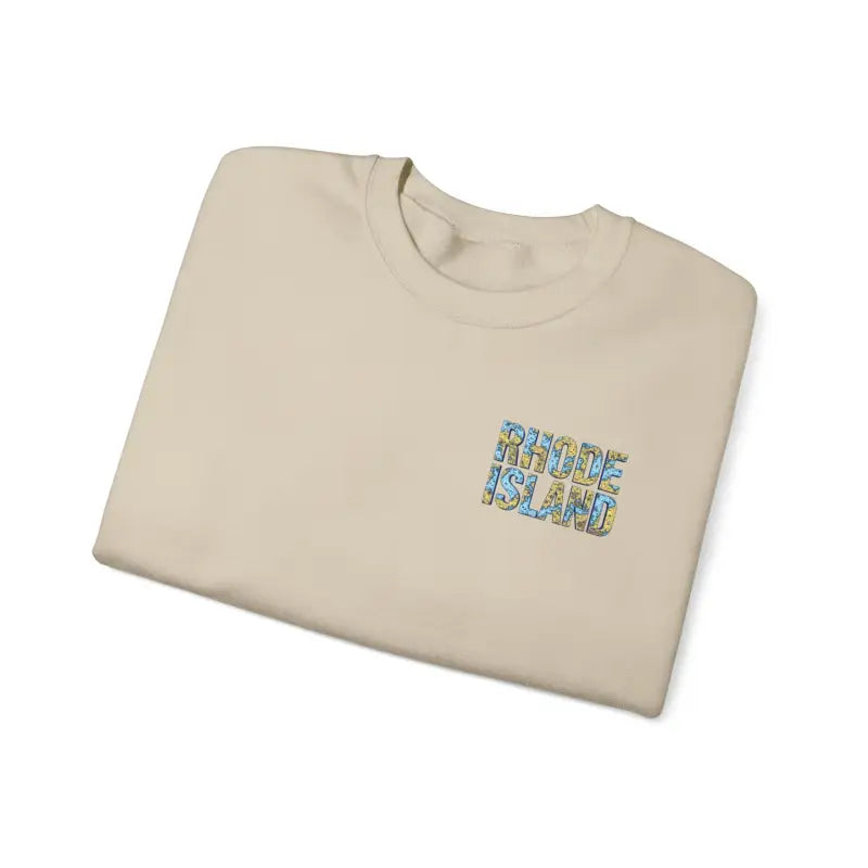 Ocean State Styles Sweatshirt Rhode Island Nautical Map