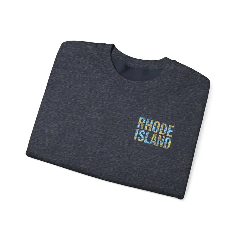 Ocean State Styles Sweatshirt Rhode Island Nautical Map