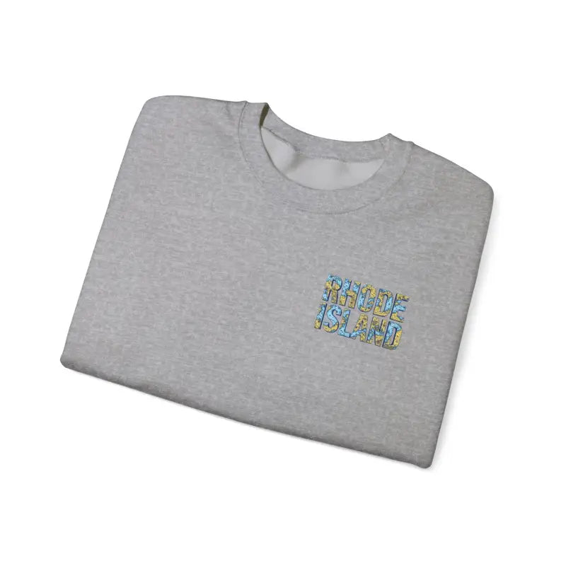Ocean State Styles Sweatshirt Rhode Island Nautical Map