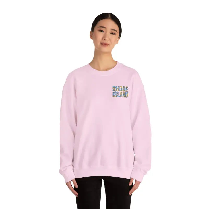 Ocean State Styles Sweatshirt Rhode Island Nautical Map