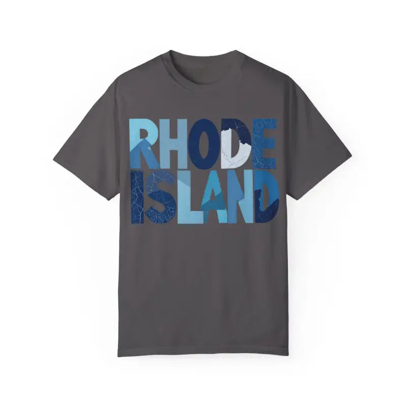 Ocean State Styles Rhode Island Unisex Garment Dyed T Shirt