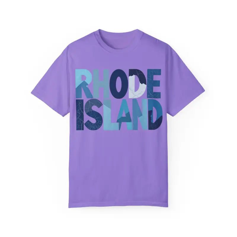 Ocean State Styles Rhode Island Unisex Garment Dyed T Shirt