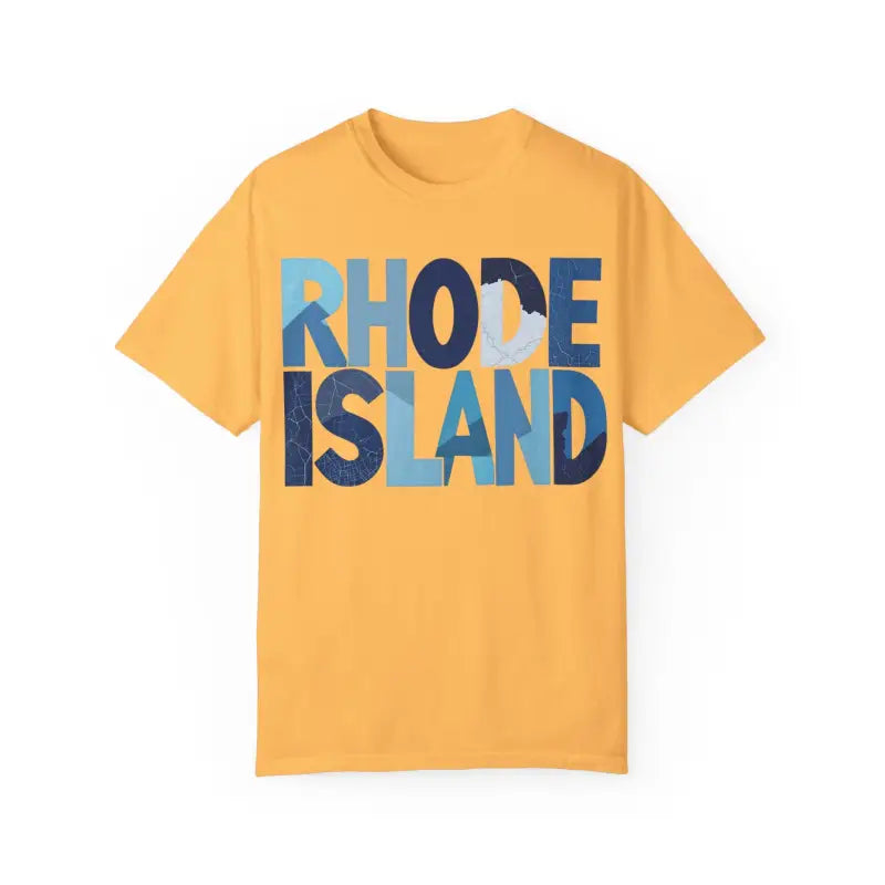 Ocean State Styles Rhode Island Unisex Garment Dyed T Shirt
