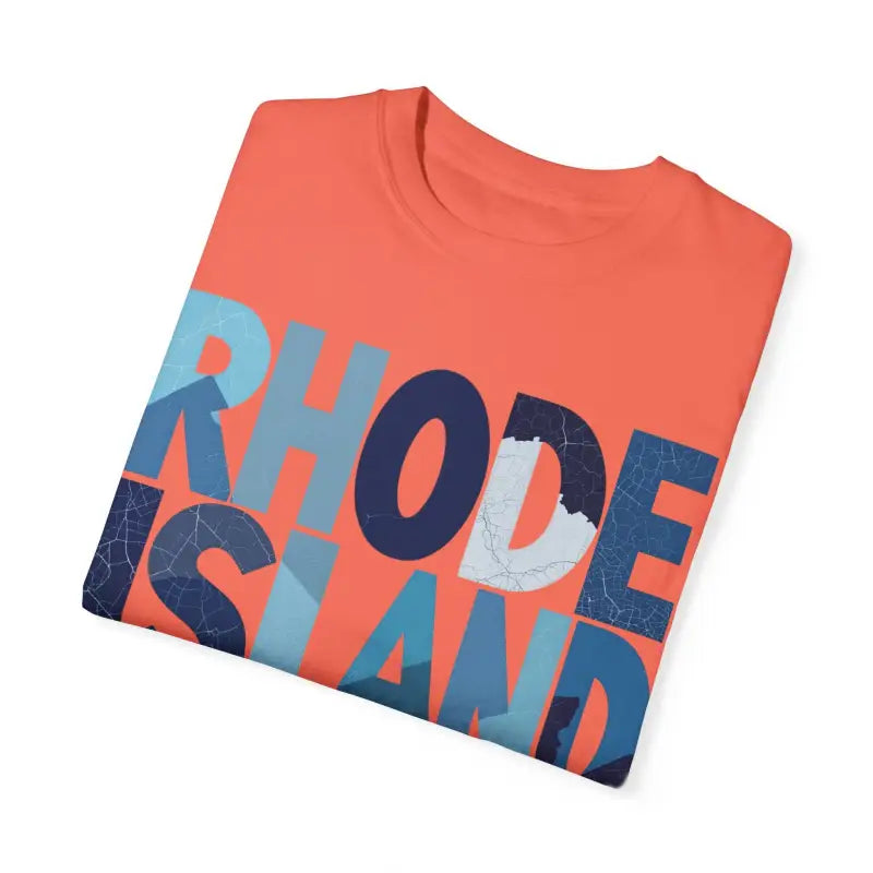 Ocean State Styles Rhode Island Unisex Garment Dyed T Shirt