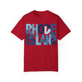 Ocean State Styles Rhode Island Unisex Garment Dyed T Shirt