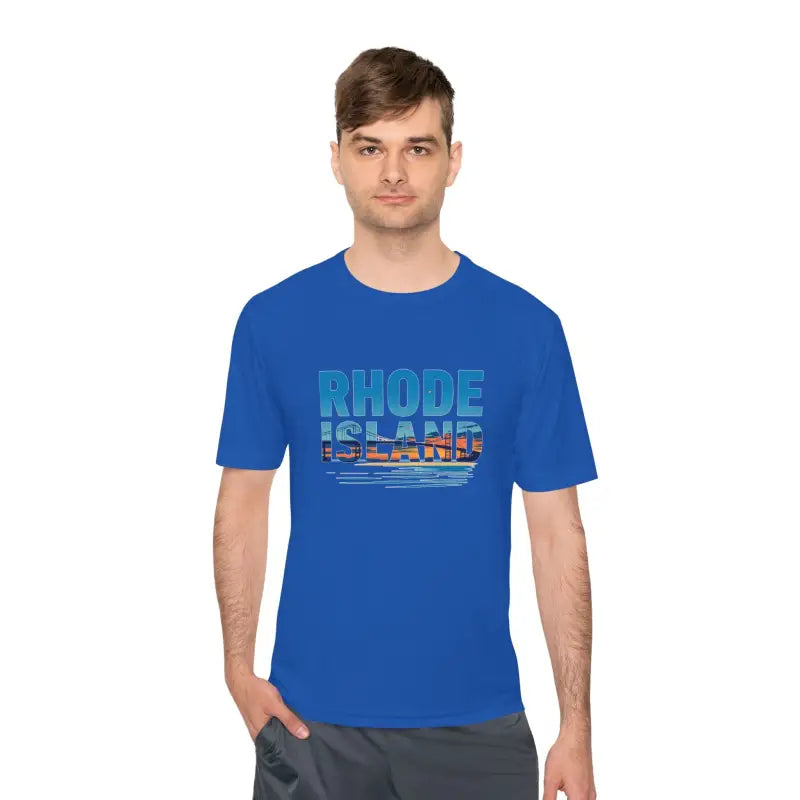 Ocean State Styles Rhode Island T Shirt Moisture Wicking
