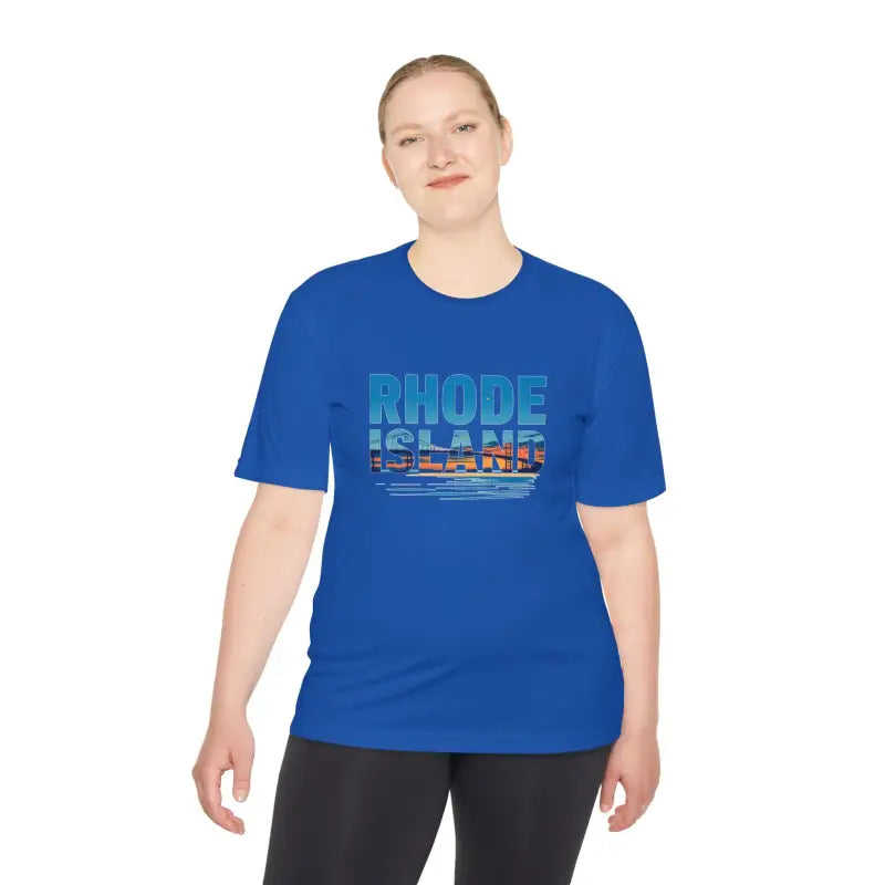 Ocean State Styles Rhode Island T Shirt Moisture Wicking
