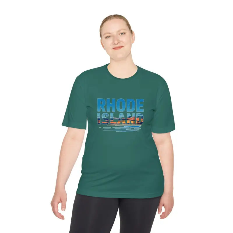 Ocean State Styles Rhode Island T Shirt Moisture Wicking