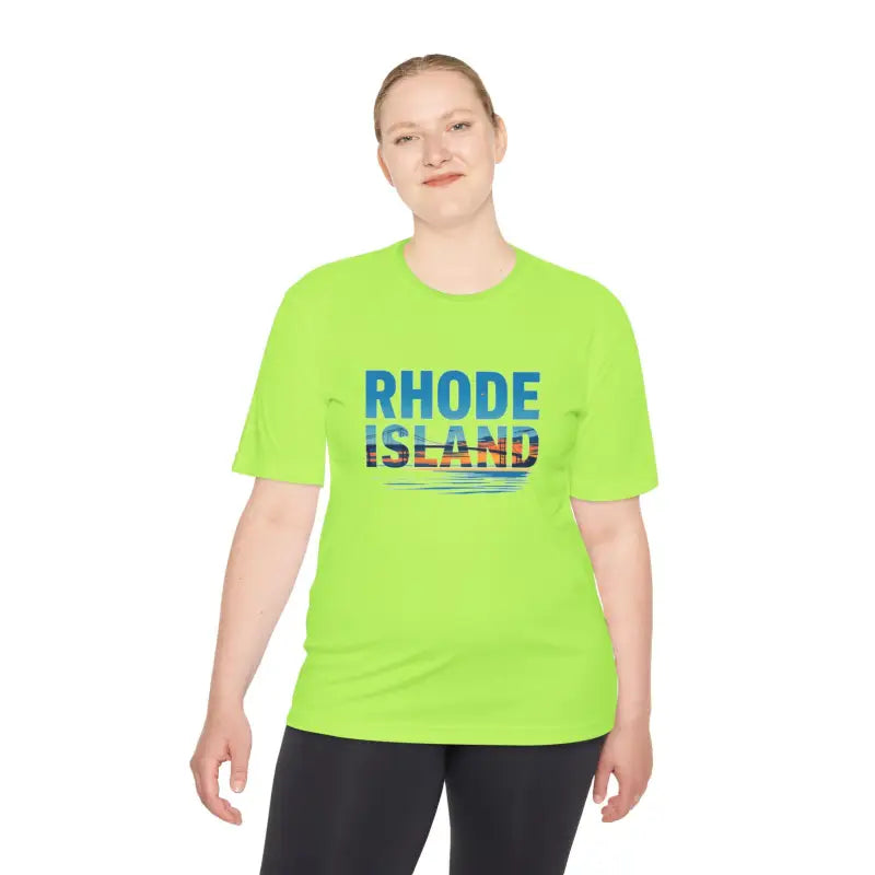 Ocean State Styles Rhode Island T Shirt Moisture Wicking