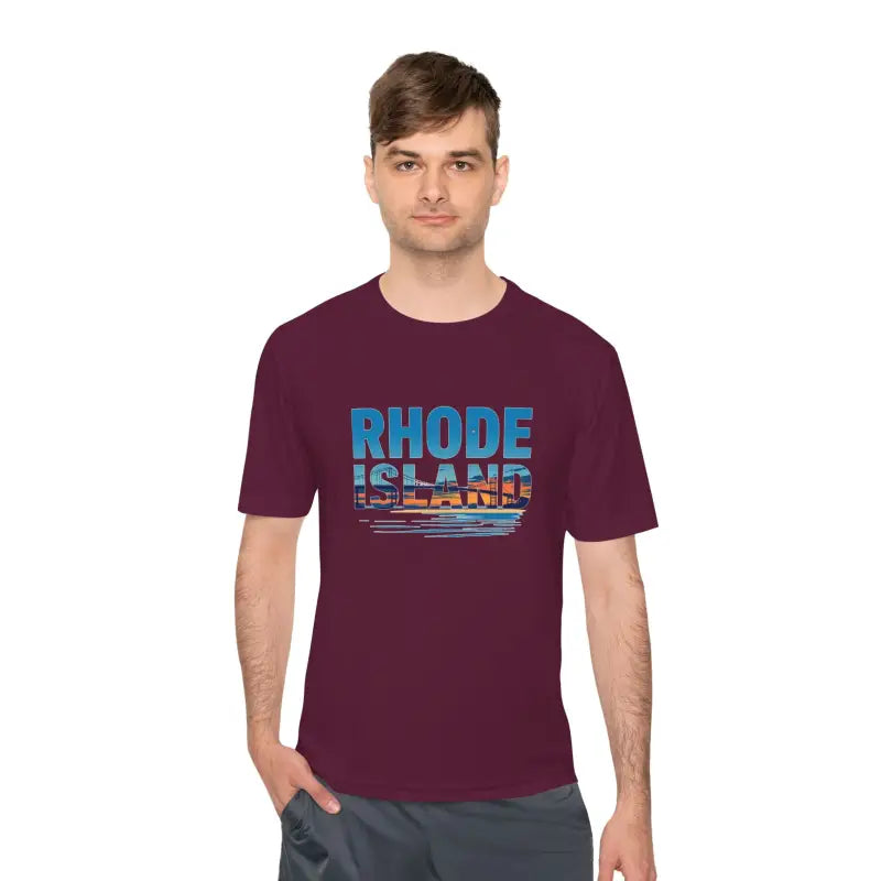 Ocean State Styles Rhode Island T Shirt Moisture Wicking