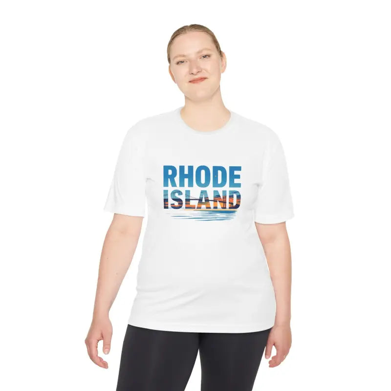 Ocean State Styles Rhode Island T Shirt Moisture Wicking