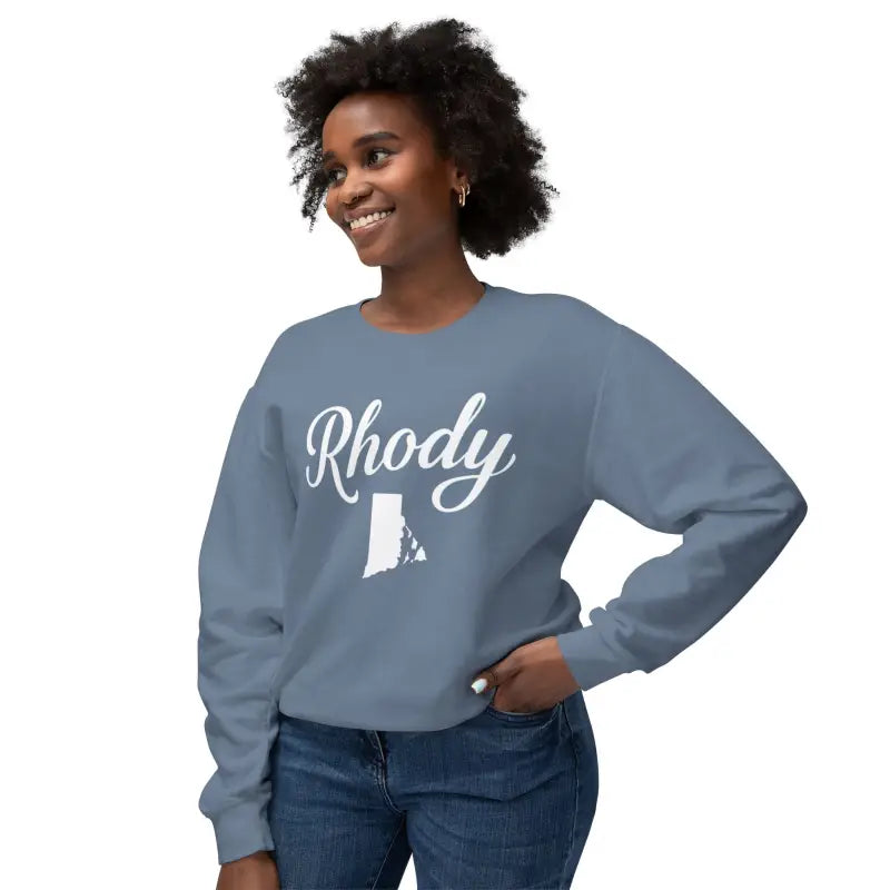 Ocean State Styles Sweatshirt Rhody Rhode Island Outline