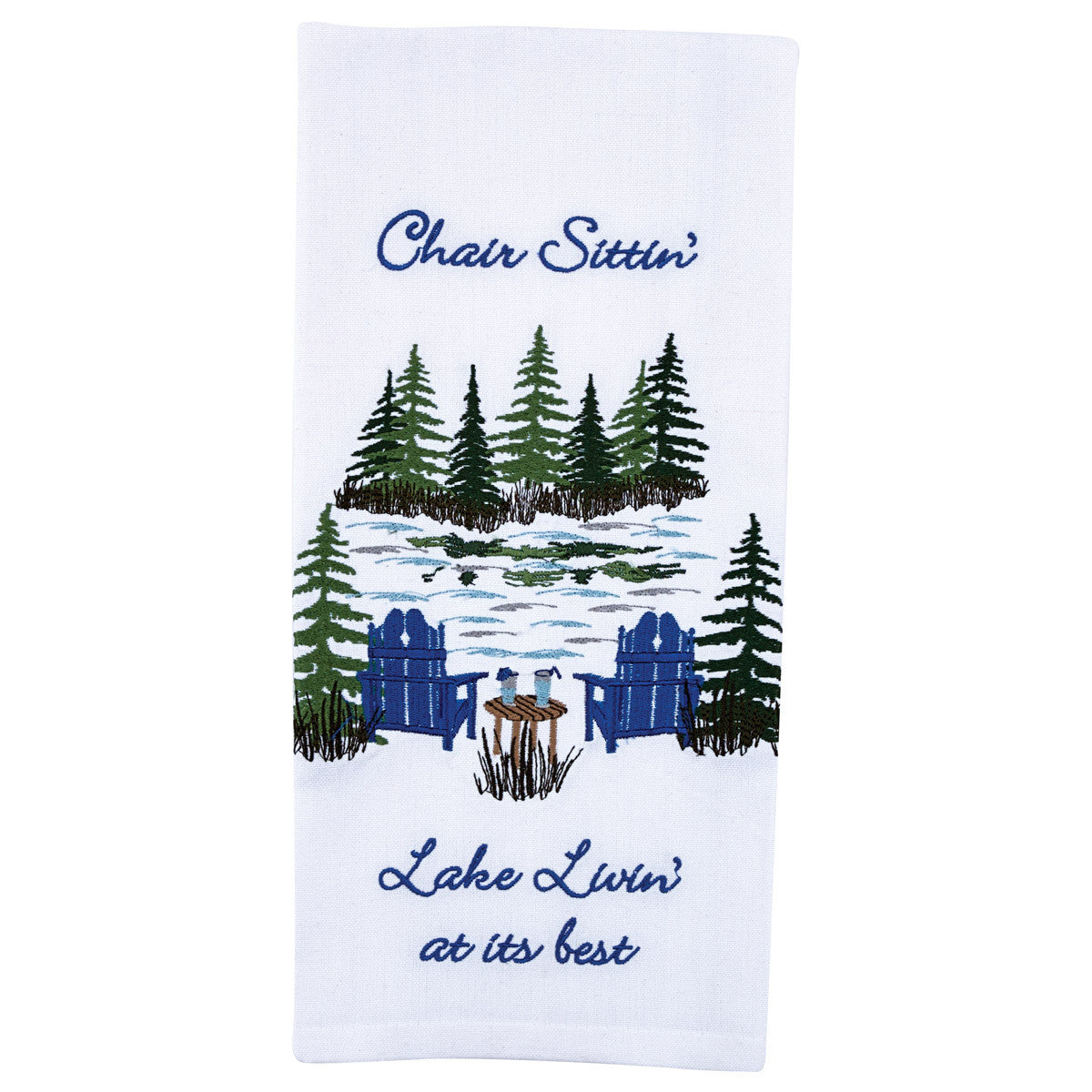 Chair Sittin' Decorative Dish Towel
