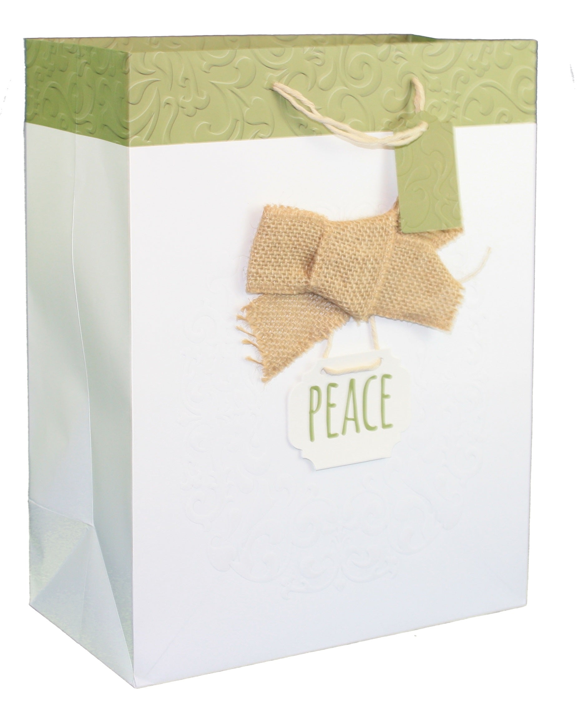 Paper Images Handmade Gift Bag - Pinecones Medium