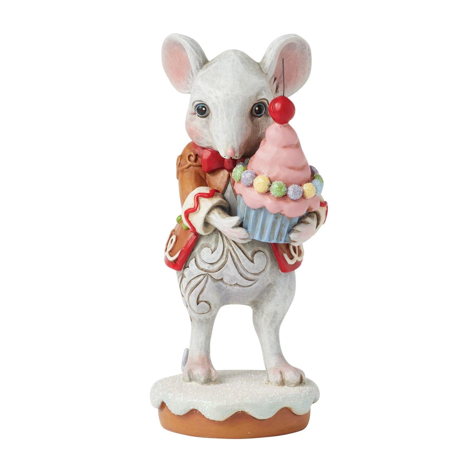 Gingerbread Mouse Figurine - Boy