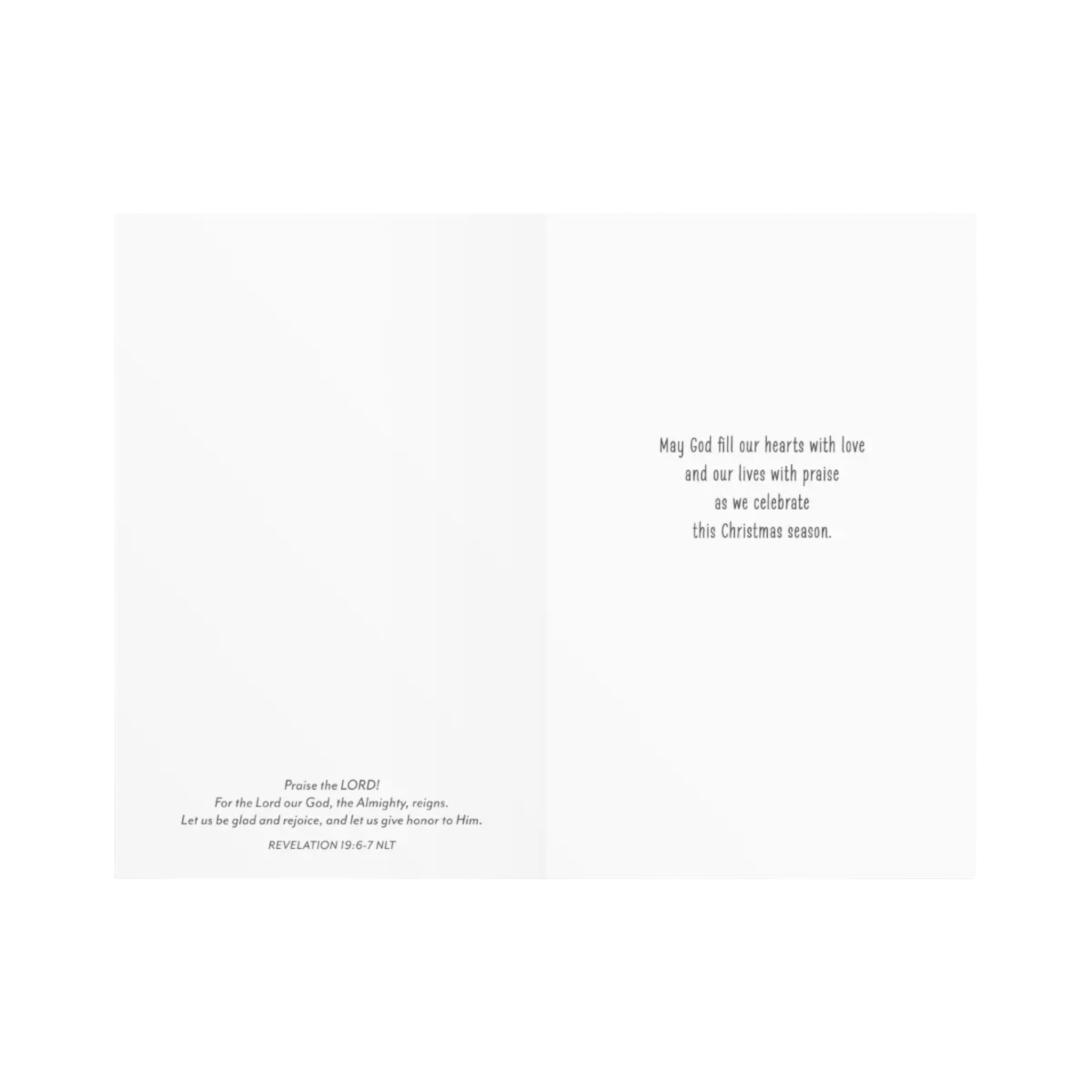Let Us Be Glad and Rejoice - 18 Christmas Boxed Cards and Envelopes