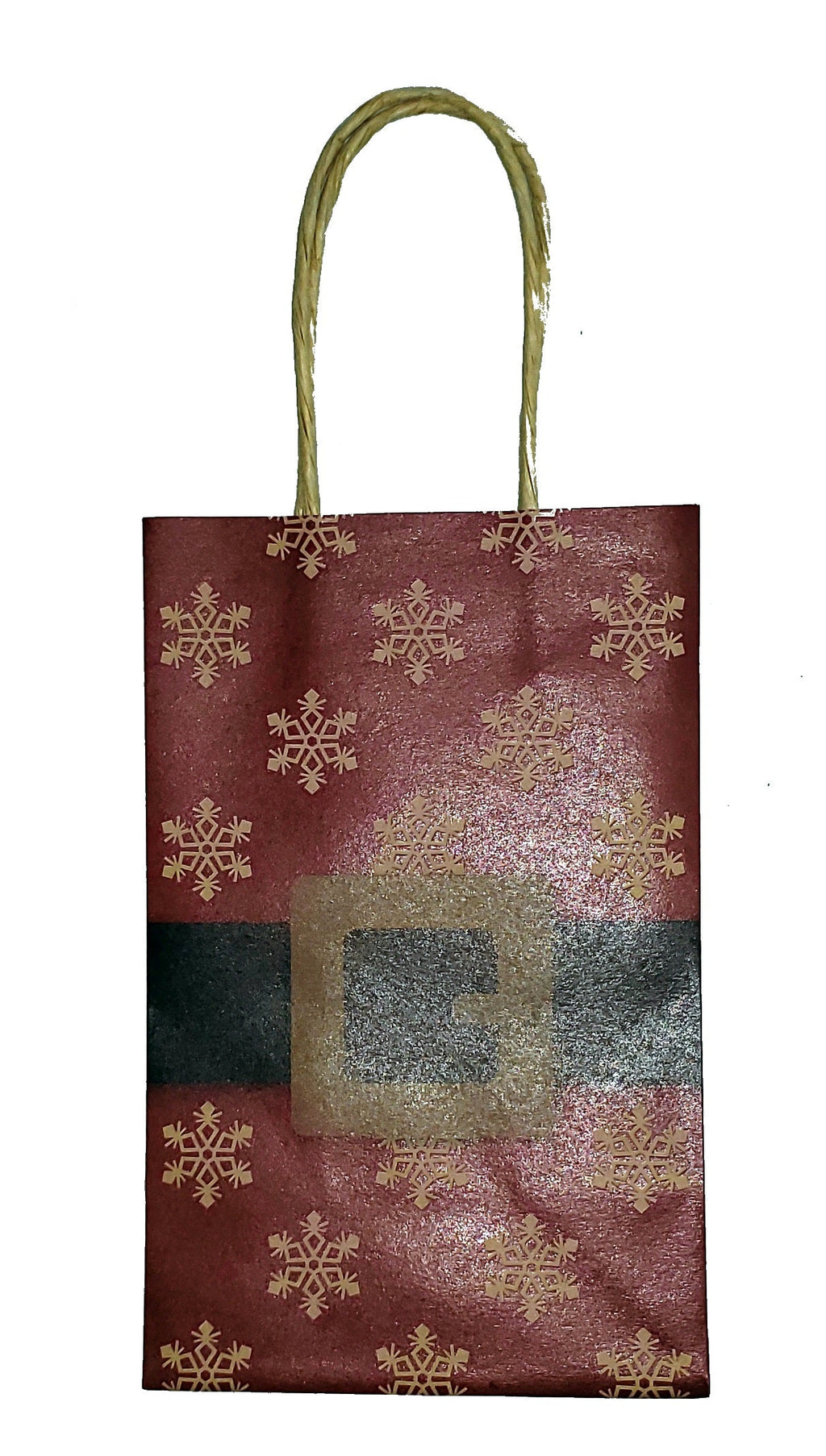 Jr Cub Kraft Gift Bag - Candy Canes
