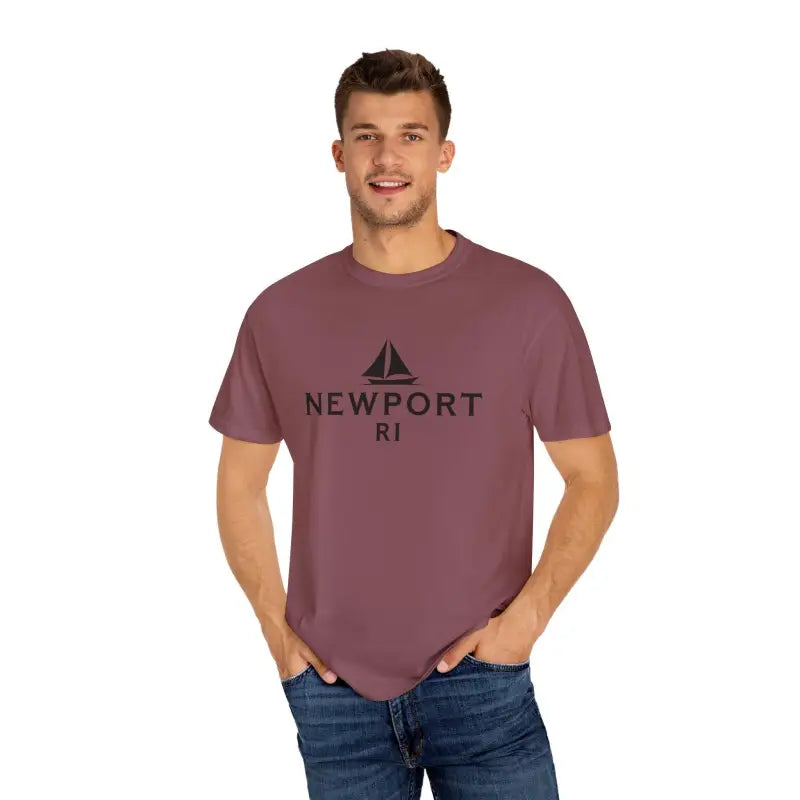 Ocean State Styles Newport Sailboat T Shirt Unisex