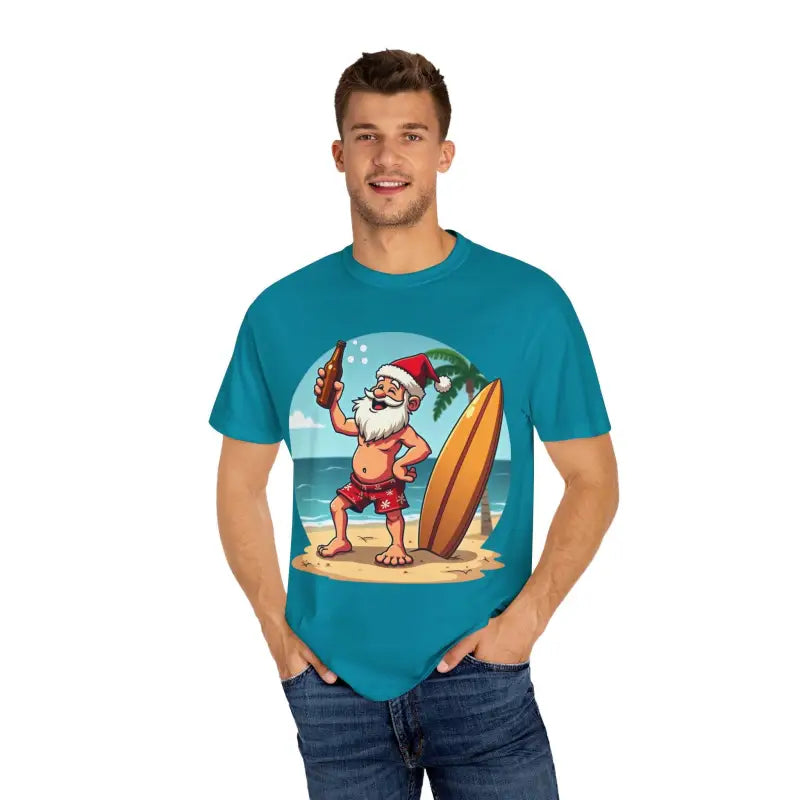 Ocean State Styles T Shirt Santa Unisex Surf Beer Edition