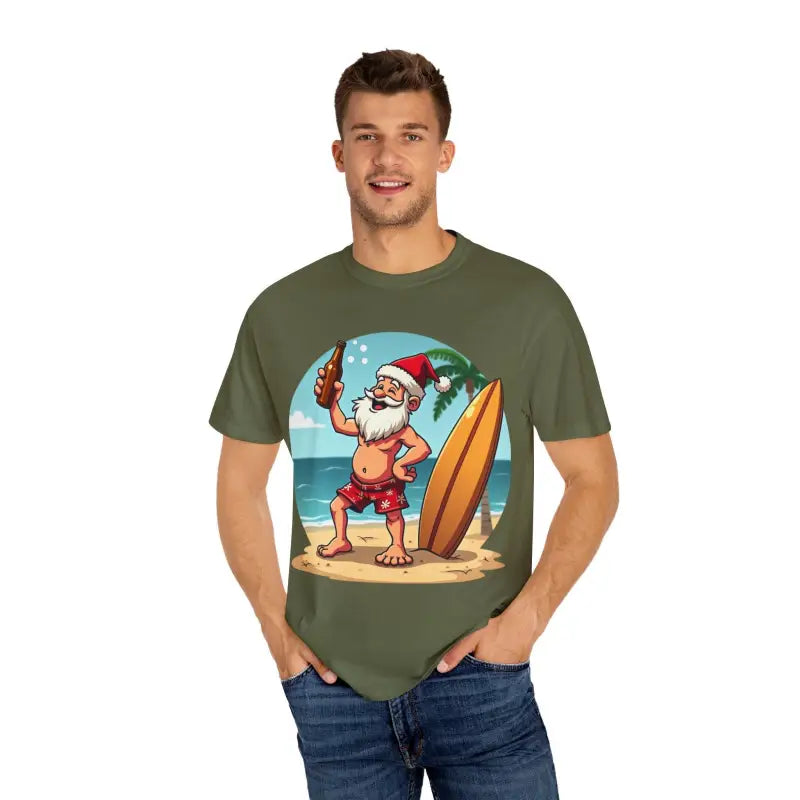 Ocean State Styles T Shirt Santa Unisex Surf Beer Edition