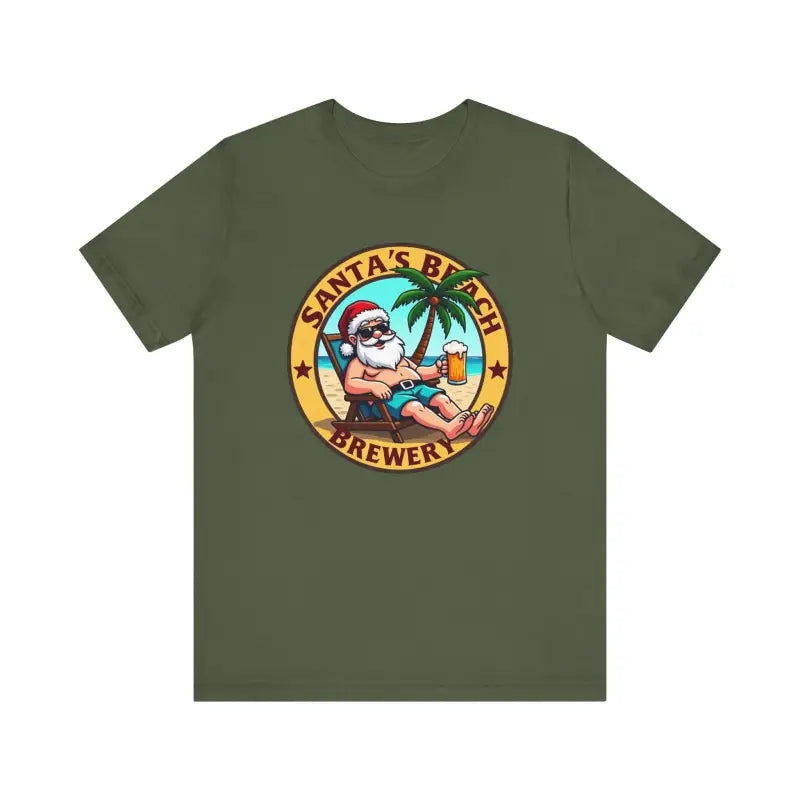 Ocean State Styles T Shirt Santas Beach Brewery Medium