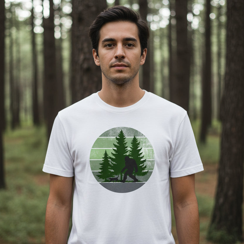 Sasquatch & Sascat Unisex CVC Jersey T-shirt