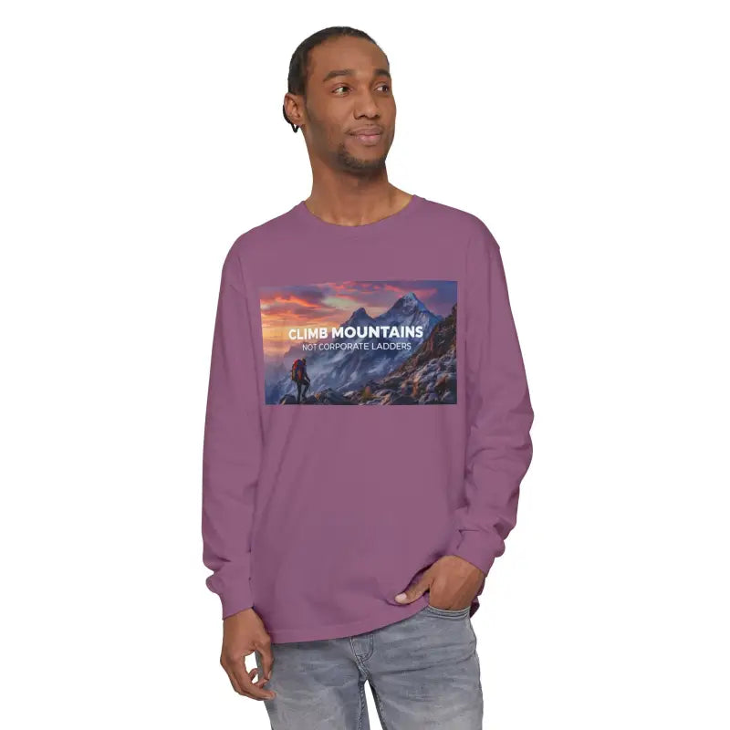 Ocean State Styles Long Sleeve T Shirt Scenic Mountain