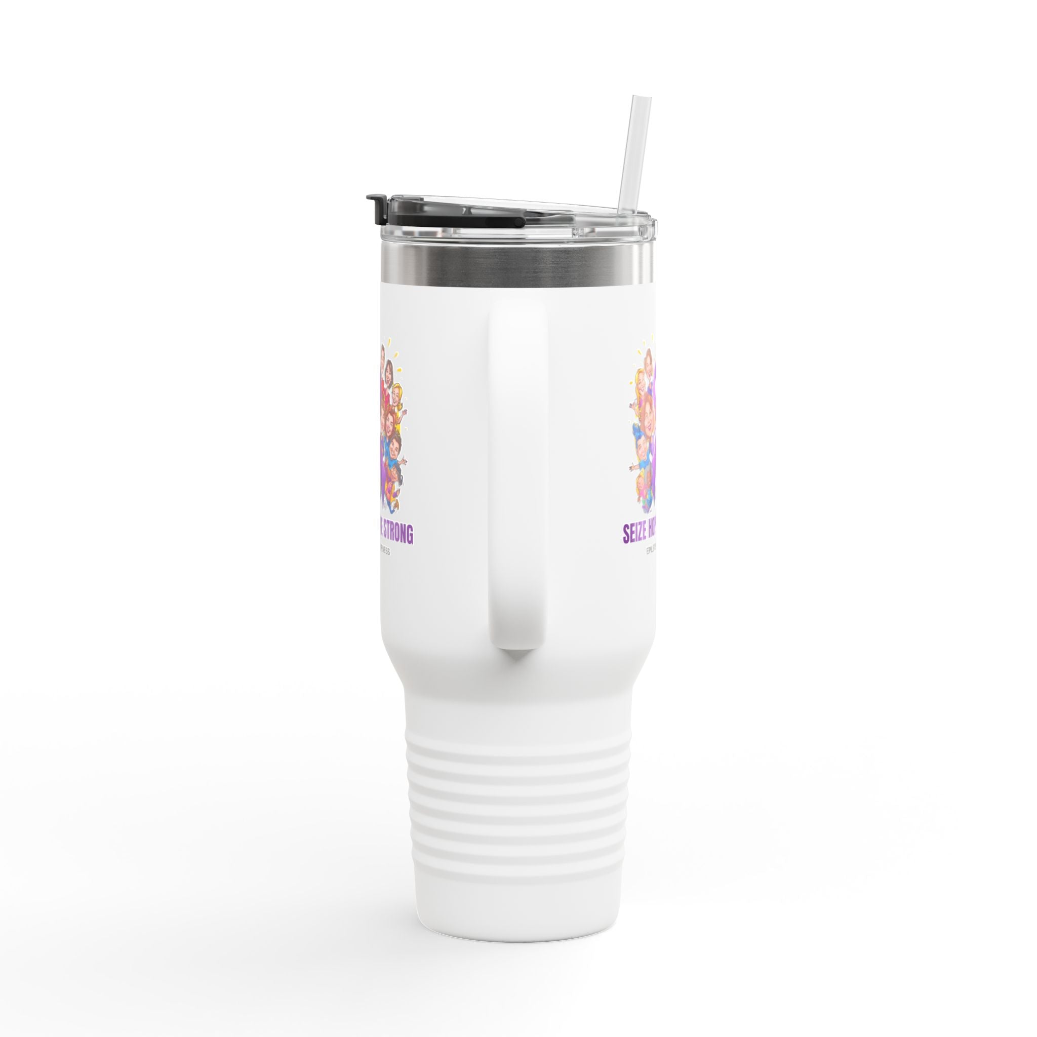 Seize Hope Insulated Travel Mug - 40oz | Awareness & Support Drinkware