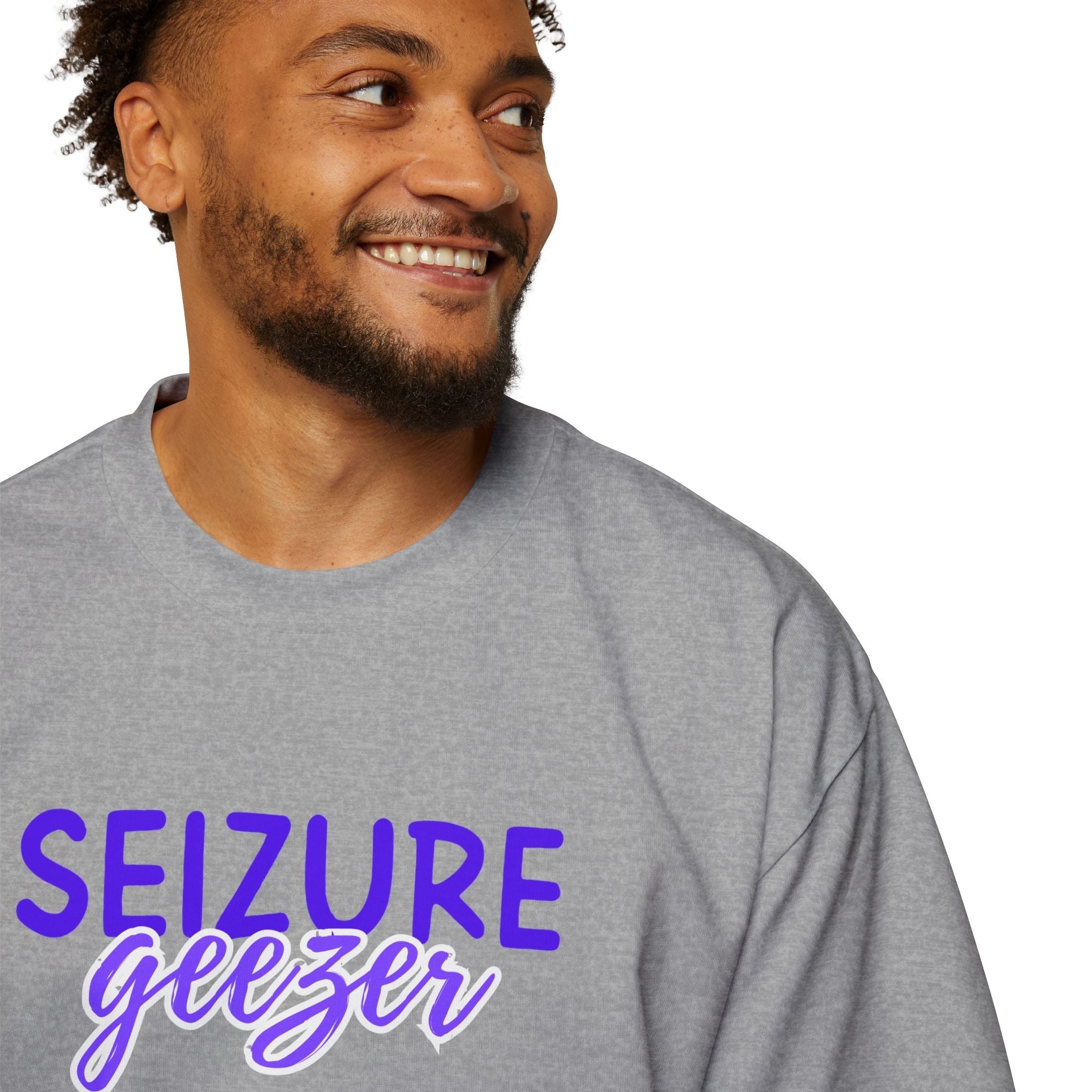 Seizure Awareness Oversized Tee for Seizure Geezers