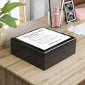Seizure First Aid Jewelry Box – Epilepsy Awareness Keepsake Box
